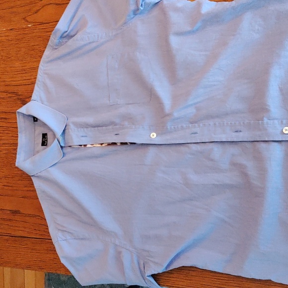 Paul Smith blue dress shirt with contrast placket - Picture 2 of 7